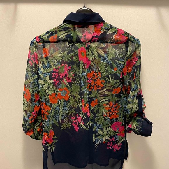 DEX Floral Blouse - Picture 2 of 4
